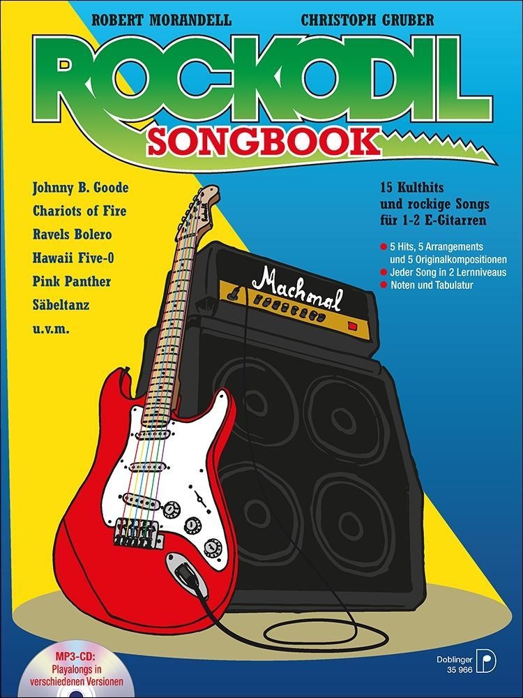 Rockodil Songbook, für 1-2 E-Gitarren, mit MP3-CD, Sachbücher von Christoph Gruber