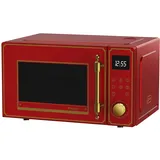 Kaiser Empire M 2530 RotEm Retro Mikrowelle 25L Mikrowellenherd mit Heißluft Grill 25 Funktionen