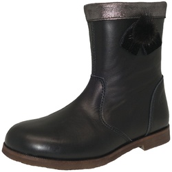 Clic Clic! Stiefeletten 9270 Mädchen Leder Kinder Schuhe Schwarz Schnürstiefelette EUR 31