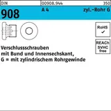 Hörger & Geßler Verschlußschraube DIN 908 m.Bund/Innen-6-kant G 1/8 A A 4
