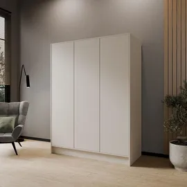 WFL GROUP Drehtürenschrank Mono 150 x 200 x 51 cm Beige