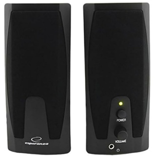 Esperanza GIOCOSO Multimedia Stereo PC Lautsprecher Computer Boxen mit AUX-Eingang und Lautstärkenregulierung