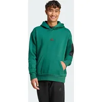 Adidas City Escape Fleece Hoodie Collegiate Green XL