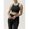 Indra Born Living Yoga Damen-Sportoberteil SCHWARZ XS