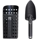 Ouitble Metalldetektor Sandschaufel Set, Metalldetektor-Sandschaufel und Schaufel Zubehör Metalldetektions-Sandschaufel-Set für Unterirdischen Metalldetektor