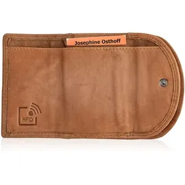 Josephine Osthoff Geldbörse klein unisex Portemonnaie braun