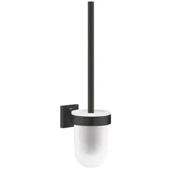 GROHE WC-Bürste Start Cube Schwarz Matt Metall, Glas 409772430