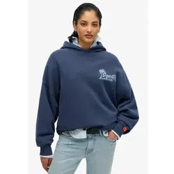 Superdry für Damen. W2012433A Fidelity Sweatshirt blau (XS), Lässig, Baumwolle