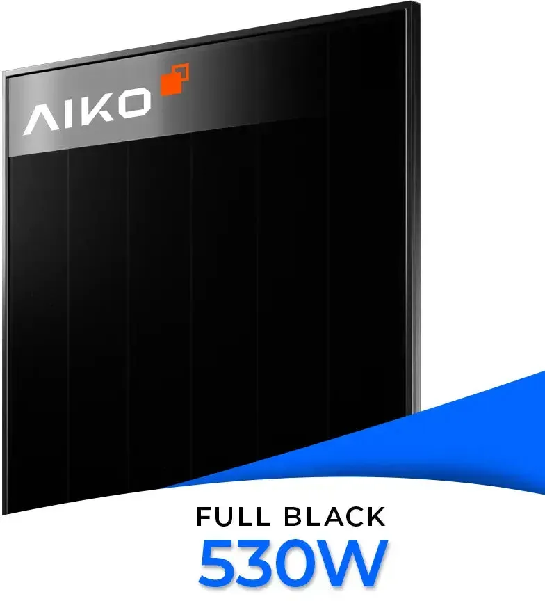 AIKO Solar 530W Glas-Glas Full Black Modul AIKO-A530-MCE60Db Neostar 3S+60 Einzelmodul - Einzelmodul
