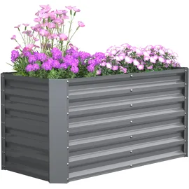 VCM Hochbeet 60 x 120 x 60 cm Metall