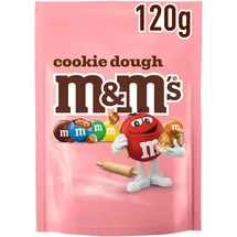 M&M's M&M’s Cookie Dough, Knackige Schokolinsen mit Keksteiggeschmack und bunter Zuckerhülle als Süßigkeit, Schokolade zum Teilen, 1 x 120 g