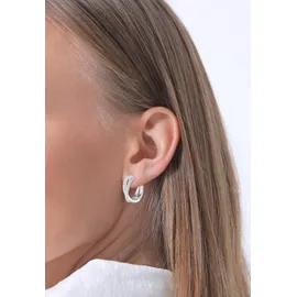 ELLI PREMIUM Creolen Twisted Silber 925 Sterling Silber 2013796 onesize