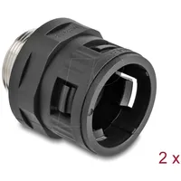 DeLock 60456 schwarz 2 Stück