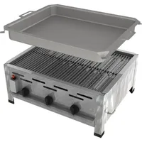 ChattenGlut Gasbräter 3-flammig 650 x 530 x 270 cm