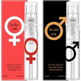 2 Stück Pheromon-Parfü, Pheromon-infundiertes Ätherisches Öl-Parfü Köln, Pheromon-Parfü Für Unisex, Langanhaltender Attraktiver Körpernebel, Sexy Parfü, Erhöht Die Anziehungskraft