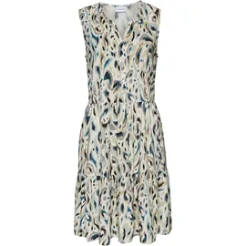 LASCANA Druckkleid Sommerkleid Beige 38
