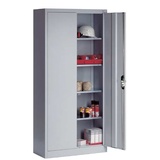 Californian Products CP Stahlschrank 08930-00 S10014 lichtgrau 120,0 x 40,0 x 195,0 cm, aufgebaut