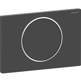 Geberit Sigma10 Betätigungsplatte schwarz matt lackiert/poliert 115.758.14.5