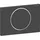 Geberit Sigma10 Betätigungsplatte schwarz matt lackiert/poliert 115.758.14.5