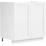 VCM Unterschrank Spülunterschrank 80 x 46 x 82 cm Weiß