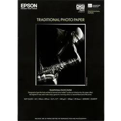 Epson Traditional Photo Paper seidenmatt A 4, 25 Blatt, 330 g