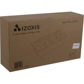 izoxis in der Arbeitsplatte Versteckte Steckdose - Dreifach Izoxis 21659
