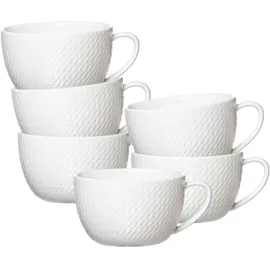 Ritzenhoff & Breker Cappuccinotasse 0,32 l Weiß 6 St.