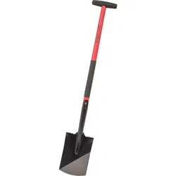 Offner Gartenspaten TOP GRIP - schwarz