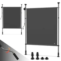 Strattore Klemmmarkise Senkrechtmarkise höhenverstellbar 100 x 310 cm -