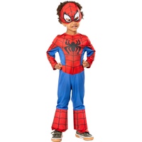 Rubie's Offizielles Marvel Kinderkostüm Spidey, Größe 3 – 4 Jahre, offizielles Kostüm mit Maske des Superhelden der Serie Spidey und seine außergewöhnlichen Freunde.