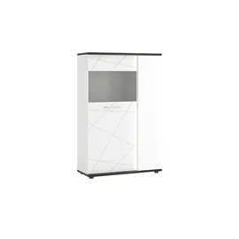Höffner Highboard ¦ weiß ¦ Maße (cm): B: 92 H: 141 T: 40.0