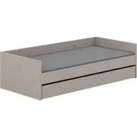 yuny by paidi Kinderbett BROTHER STU 95,7 x 204,4 cm Holz grau taupe