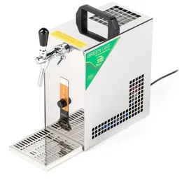 ich-zapfe Komplett Set - Bierzapfanlage, PYGMY 20/K mit Membranpumpe, 1-leitig Trockenkühlgerät aus Edelstahl, 25 Liter/h, Green Line,
