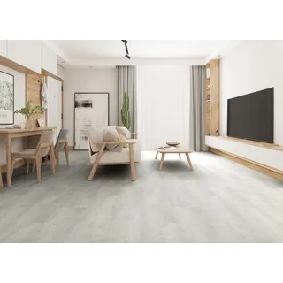 78 m2 Klebe Vinylboden Beton Fliesenoptik Nutzschicht 0,55mm Bodenbelag PVC