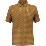 Salewa Puez Dry Short Sleeve Shirt golden Brown, L