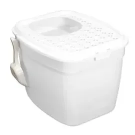 dehner lieblinge Katzentoilette Kimmy, ca. B44/H40,7/T54 cm, Weiß
