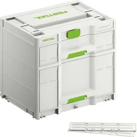 Festool Systainer SYS3-SORT/2 M 337 mit 2 Trennstegen schwarz 39,6 x 29,6 x 33,7 cm