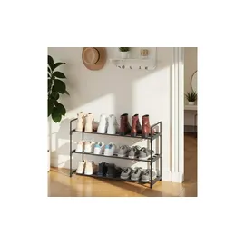 Songmics Schuhregal 92 x 54 x 30 cm schwarz