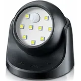 Dolaso - LED-Außenstrahler, Außenstrahler mit Bewegungsmelder, kabelloser LED-Außenstrahler, 150 Lumen, abnehmbare Kugel, 360 Grad drehbar und