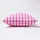 Homescapes Kissenbezug Karierter 60 x 60 cm Pink