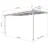 Terrassendach Premium 410 x 306 cm weiß / Polycarbonat opal weiß