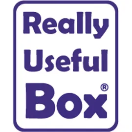 Really Useful Box Aufbewahrungsbox 39,5 x 25,5 x 8,8 cm 3-tlg. transparent