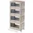 Xcase Camping-Aufbewahrungsbox 55 l 4-tlg. mit Rollen