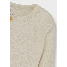 NAME IT Jungen Nmmkab Ls Top Noos Langarm Shirt, Peyote Melange, 122-128