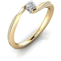 Verlobungsring VR32 333er Gelb-/Weiflgold - 8681