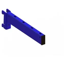 Kragarm vierkant 400x70x30mm 535kg enzianblau RAL 5010 KF.besch. Kunststoffkappe - enzianblau