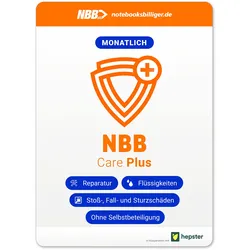 NBB Care Plus - flexibles Monatsabo | 1. Monatsrate | bis 5000 € Schutz bei Beschädigung, Diebstahl, u.v.m. | Ohne Selbstbeteiligung