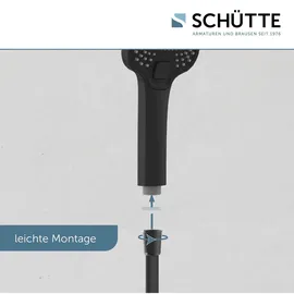 Schütte Handbrause Ravenna Schwarz Matt