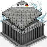 tillvex tillvex® Pool Bodenschutzmatte Anthrazit - 36 Stück | Unterlegmatte für Pool & Planschbecken | Poolmatte Bodenmatte Outdoor | Poolunterlage Bodenschutz Matten wärmeisolierend Whirlpool Bodenfolie weich