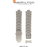 Hamilton Metall Khaki Navy Band-set Edelstahl H695.775.100 - silber